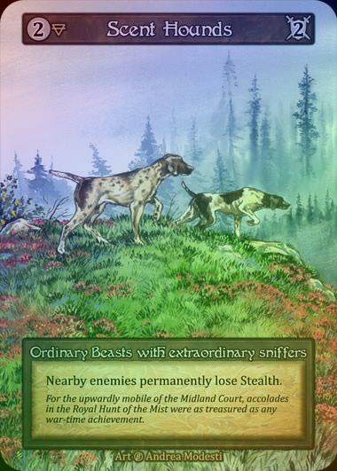 【FOIL】[Earth] Scent Hounds [beta-Ordinary]